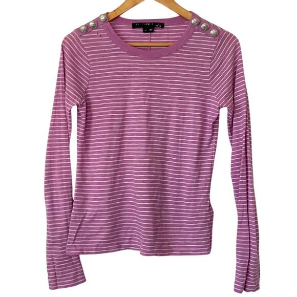 Veronica Beard Tops - Veronica Beard Annemarie 100% Cotton Long Sleeve Stripe T-Shirt • Size XS ⬇️